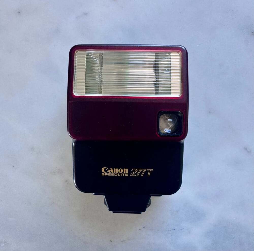 Canon Speedlite 277T Vintage Electronic Shoe Mount Camera Flash